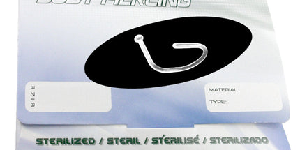 Pre Sterilized Bioplast™ Nose Stud Retainer