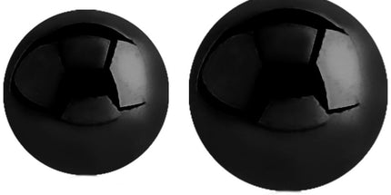 Black Steel Threaded Ball