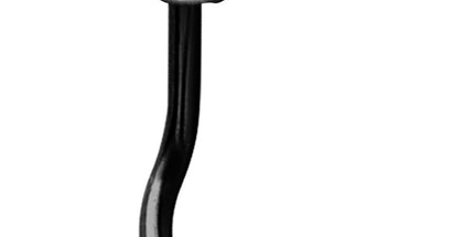 Steel Blackline Large Crystal Setting Nostril Stud