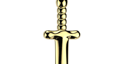 Implant Grade Titanium Dagger Dangle