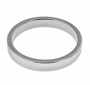 Surgical Steel Flat Body Cock Ring