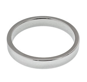 Surgical Steel Flat Body Cock Ring