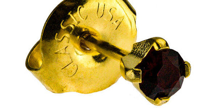 24ct Gold Plate Clawset Birthstone Regular
