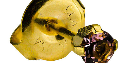 24ct Gold Plate Clawset Birthstone Regular