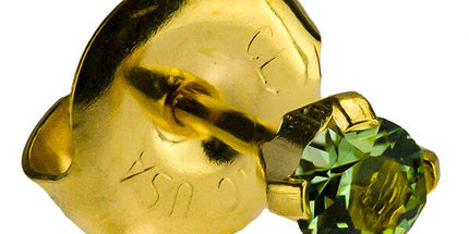 24ct Gold Plate Clawset Birthstone Regular
