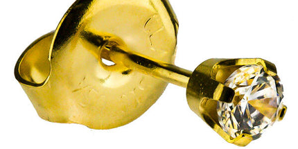 9ct Gold Regular Cubic Zirconia