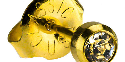 24ct Gold Plate Bezelset Regular