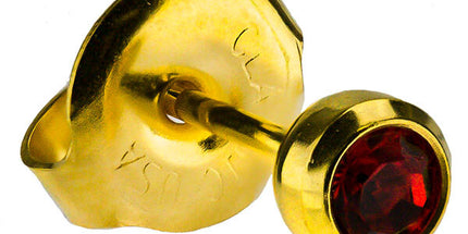 24ct Gold Plate Bezelset Regular