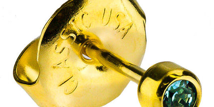 24ct Gold Plate Bezelset Mini