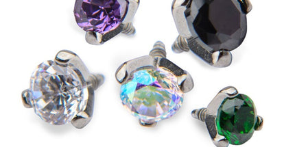 Invictus Titanium Prong Set Gem