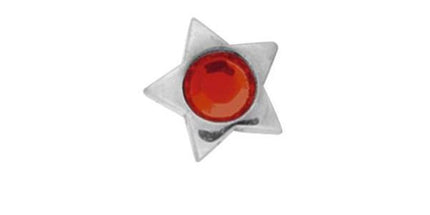 Titanium Highline Jewelled Star for Internally Threaded Jewellery