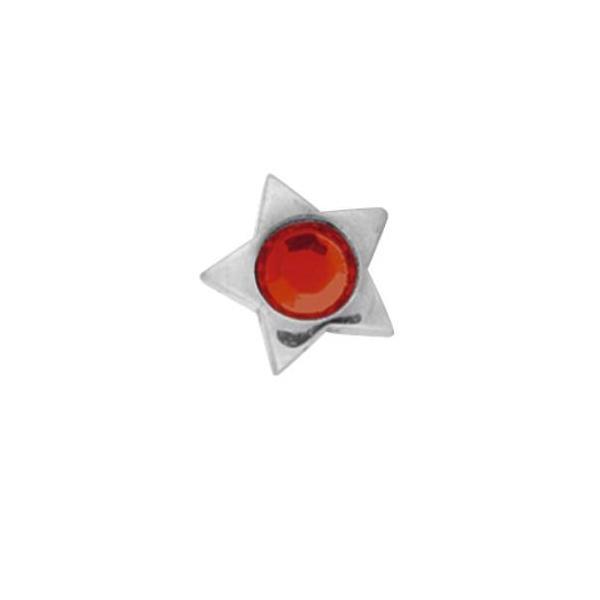 Titanium Highline Jewelled Star for Internally Threaded Jewellery