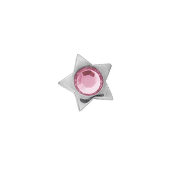 Titanium Highline Jewelled Star for Internally Threaded Jewellery