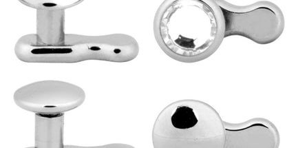 Titanium Highline Solid Base Dermal Anchor with Disc