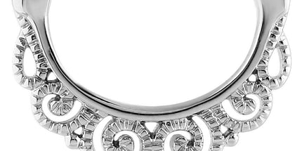 Steel Filigree Bead Nipple Clicker