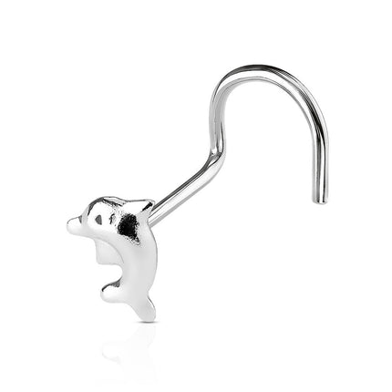 Dolphin Design, Pigtail Nose Stud