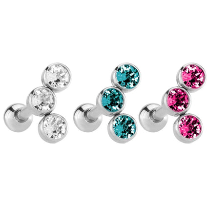 Triple Jewelled Barbell