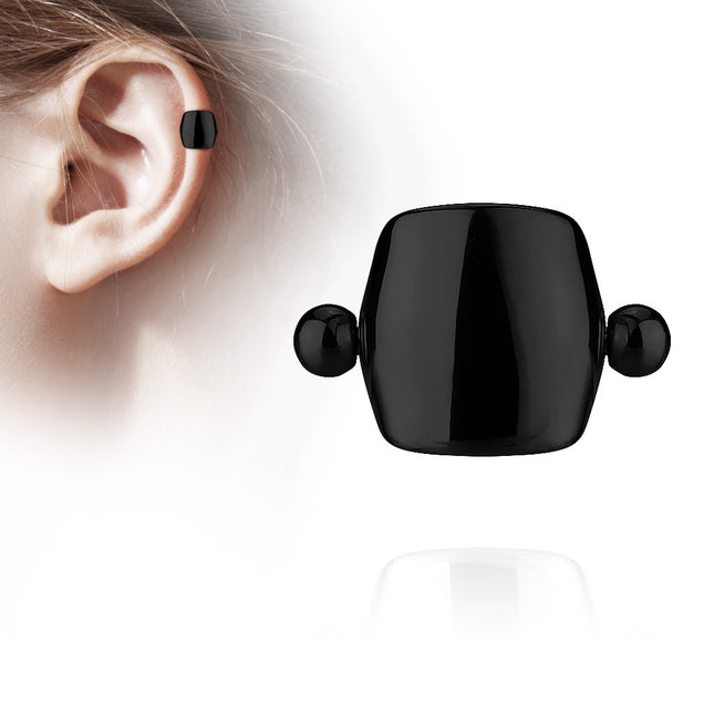 Simple Shield Helix, Ear Cartilage Cuff Barbell