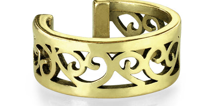 Non Piercing Ear Cuff Filigree Heart
