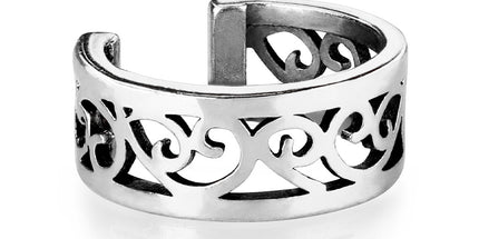 Non Piercing Ear Cuff Filigree Heart