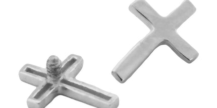 14k White or 14k Yellow Gold Cross Internal Attachment