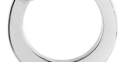 Plain Surgical Steel Septum Clicker. In Gold, Black & Silver