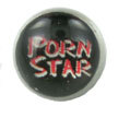 Screw On Picture Ball Porn Star on Black