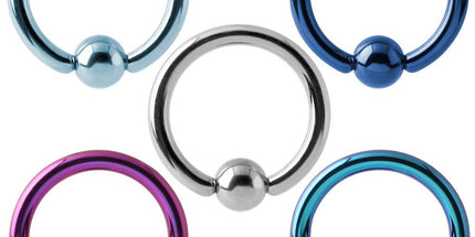 Titanium Ball Closure Ring