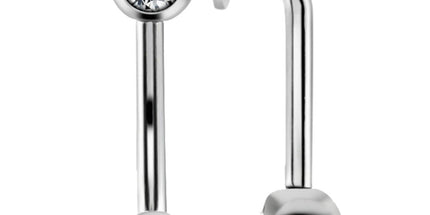 Titanium Christina Piercing L Shape Barbell