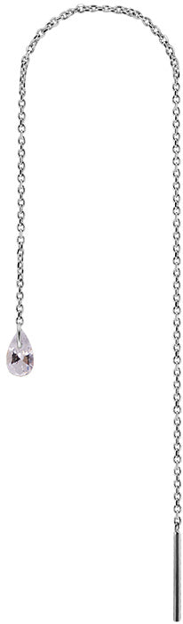 Surgical Steel Threader Chain with Jewel