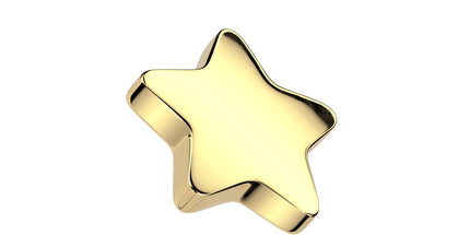 Flat Star Top Internally Threaded Attachment