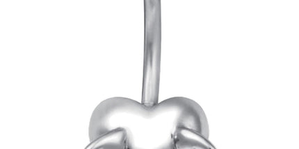 Surgical Steel Cute Winged Heart Fashion Navel