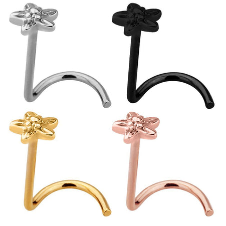 Surgical Steel Flower Nose Stud