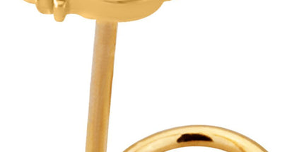 Bright Gold PVD Pineapple Nose Stud