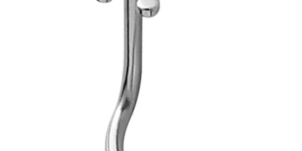 Steel Crown Nose Stud
