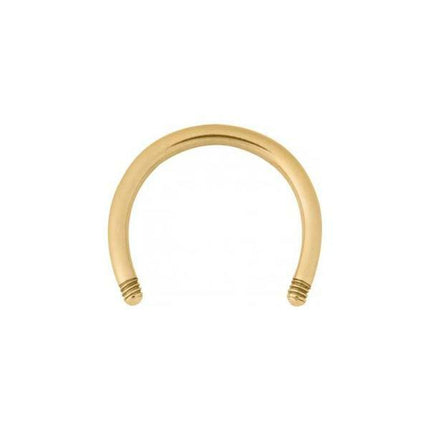 Titanium Zirconline Circular Barbell Stems