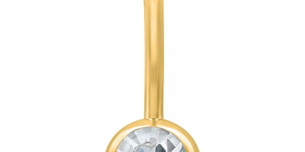 Zircon Goldâ„¢ Double Jewelled Navel Bananabells