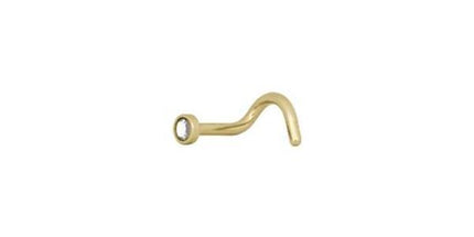 Titanium Zirconline Jewelled Nose Stud