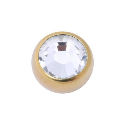 Titanium Zirconline Jewelled Threaded Balls