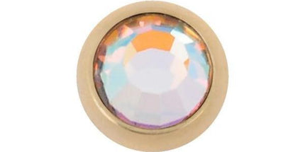Titanium Zirconline Jewelled Threaded Balls