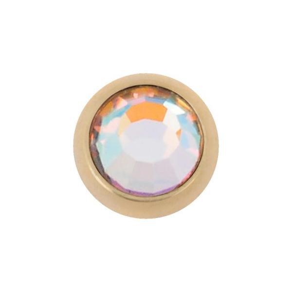 Titanium Zirconline Jewelled Threaded Balls