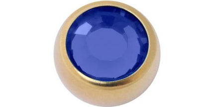Titanium Zirconline Jewelled Threaded Balls