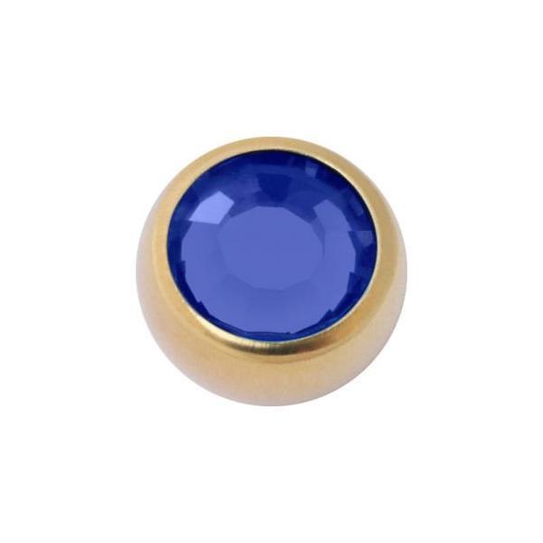 Titanium Zirconline Jewelled Threaded Balls