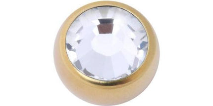 Titanium Zirconline Jewelled Threaded Balls