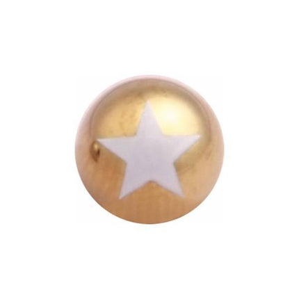 Titanium Zirconline Star Threaded Balls