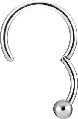 Surgical Steel Hinged Ball Closure Ring
