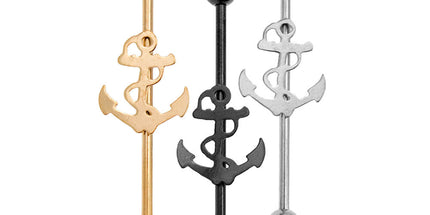 Surgical Steel Anchor Industrial Barbell