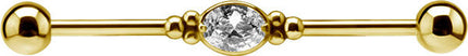 Jewelled Oval Industrial Bar