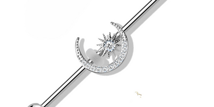 Star and Moon Industrial Barbell