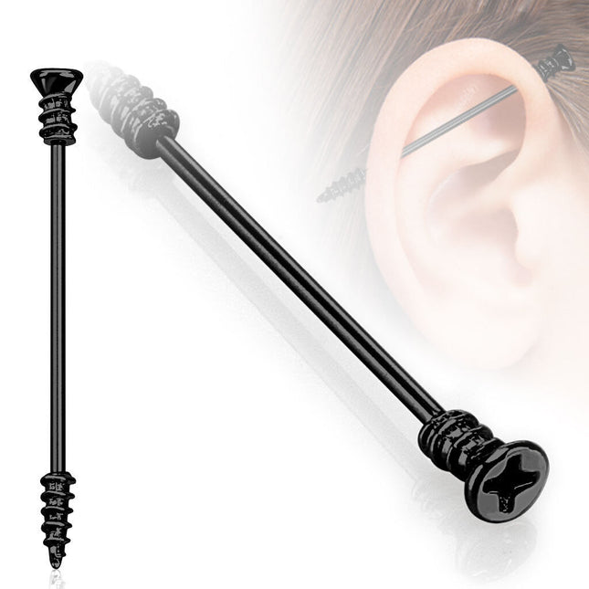 Industrial Barbell Screw Shaped